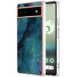 Защитный чехол Deexe Marble Case для Google Pixel 6a - Green (293645G)