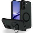 Захисний чохол Deexe Matte Skin Kickstand with MagSafe для Xiaomi Poco X8 Pro - Transparent / Black (409064H)