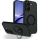 Захисний чохол Deexe Matte Skin Kickstand with MagSafe для Xiaomi Poco X8 Pro - Transparent / Black (409064H). Фото 1 з 8