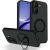 Захисний чохол Deexe Matte Skin Kickstand with MagSafe для Xiaomi Poco X8 Pro - Transparent / Black: фото 1 з 8