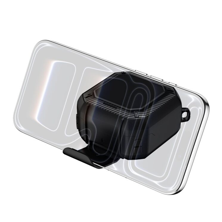 Захисний чохол Deexe Orbit Shield для Samsung Galaxy Buds 4 / Buds 4 Pro - Black: фото 3 з 8