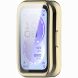 Защитный чехол Deexe Protective Frame для Huawei Band 11 - Electroplated Gold (331001F). Фото 3 из 7