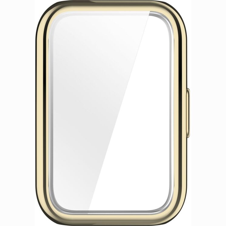 Защитный чехол Deexe Protective Frame для Huawei Band 11 - Electroplated Gold (331001F) Защитный чехол Deexe Protective Frame для Huawei Band 11 - Electroplated Gold: фото 6 из 7