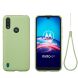 Силиконовый (TPU) чехол Deexe Silicone Case для Motorola Moto E6S / Moto E6i - Green (291021G). Фото 2 из 6