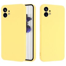Защитный чехол Deexe Silicone Case для Nothing Phone (1) - Yellow: фото 1 из 7