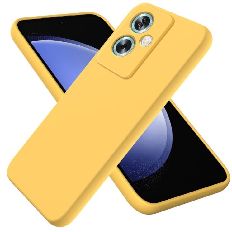 Защитный чехол Deexe Silicone Case для OnePlus Nord N30 SE - Yellow: фото 1 из 8