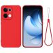 Защитный чехол Deexe Silicone Case для OPPO Reno 13 5G - Red (376544R). Фото 1 из 8