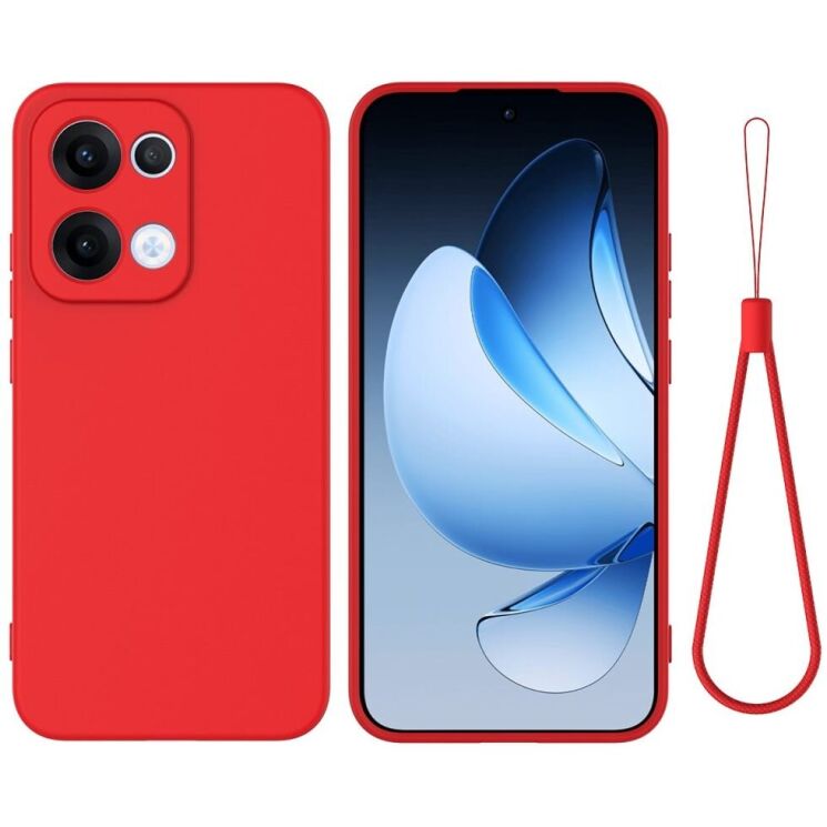 Защитный чехол Deexe Silicone Case для OPPO Reno 13 5G - Red: фото 1 из 8