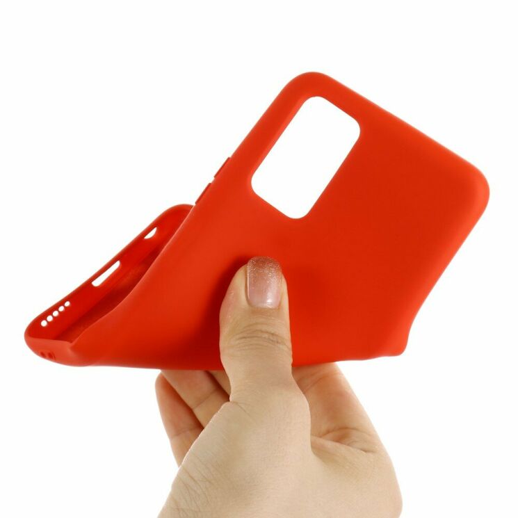 Защитный чехол Deexe Silicone Case для Samsung Galaxy Note 20 (N980) - Red: фото 3 из 5
