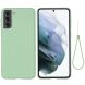 Защитный чехол Deexe Silicone Case для Samsung Galaxy S22 Plus - Green (290314G). Фото 2 из 4