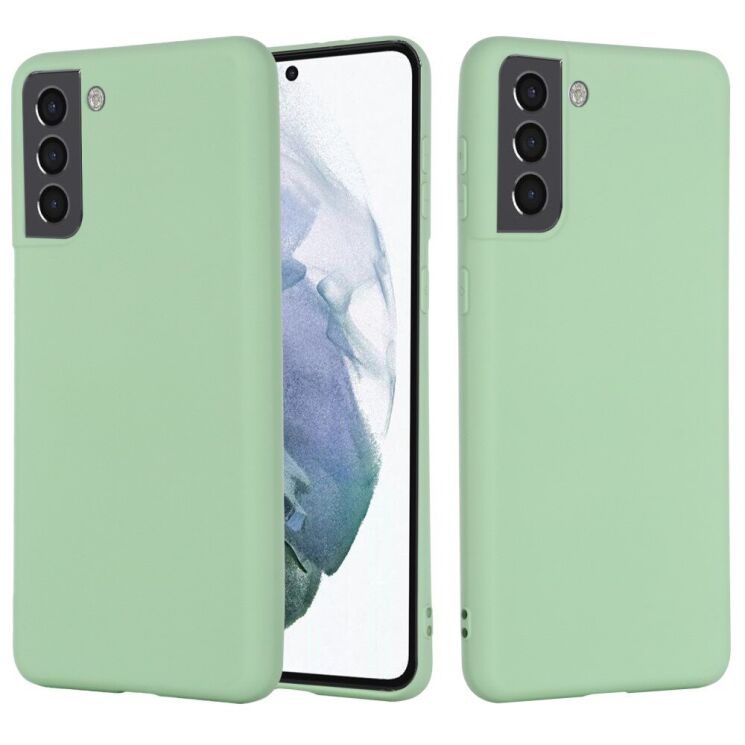 Защитный чехол Deexe Silicone Case для Samsung Galaxy S22 Plus - Green: фото 1 из 4