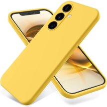 Защитный чехол Deexe Silicone Case для Samsung Galaxy S24 FE (S721) - Yellow: фото 1 из 8