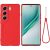 Захисний чохол Deexe Silicone Case для TECNO Camon 40 (CM5) - Red: фото 1 з 9