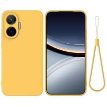 Захисний чохол Deexe Silicone Case для Xiaomi Poco F7 - Yellow: фото 1 з 9