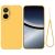 Защитный чехол Deexe Silicone Case для Xiaomi Poco F7 - Yellow: фото 1 из 9