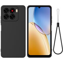 Защитный чехол Deexe Silicone Case для ZTE Blade A56 - Black: фото 1 из 9