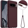 Захисний чохол Deexe Silicone Case with MagSafe для Google Pixel 8 Pro - Wine Red (325890WR)