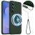 Защитный чехол Deexe Silicone Case with MagSafe для Samsung Galaxy S26 FE - Dark Green: фото 1 из 9