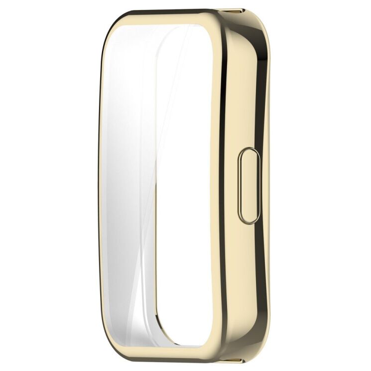 Защитный чехол Deexe Silicone Frame для Huawei Band 8 / 9 - Gold: фото 2 из 8