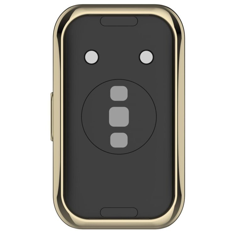 Защитный чехол Deexe Silicone Frame для Huawei Band 8 / 9 - Gold: фото 6 из 8