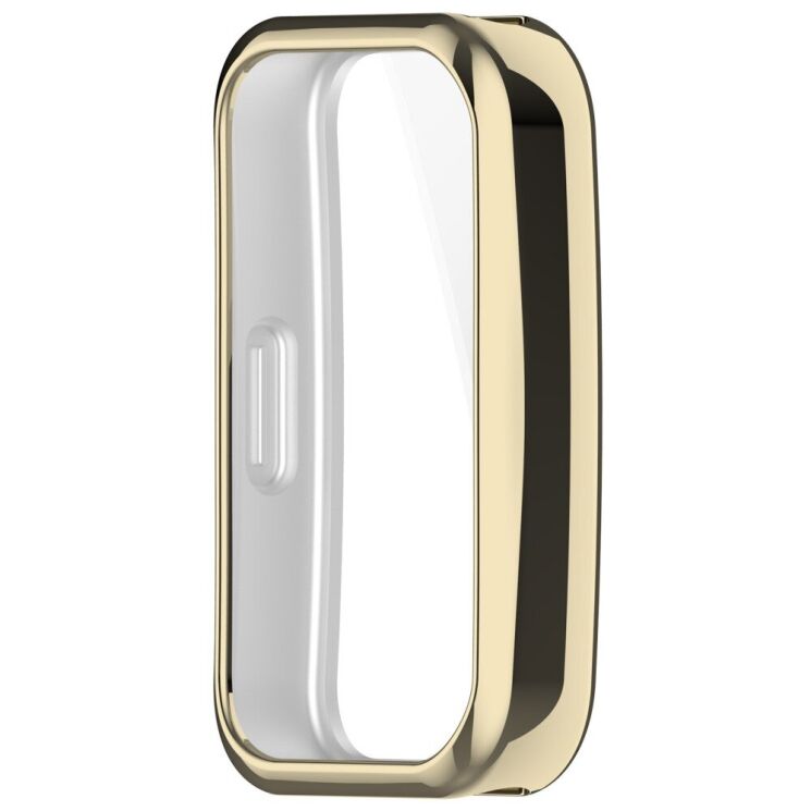 Защитный чехол Deexe Silicone Frame для Huawei Band 8 / 9 - Gold: фото 3 из 8