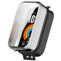 Захисний чохол Deexe Silicone Frame для Xiaomi Smart Band 11 Active - Silver: фото 1 з 7