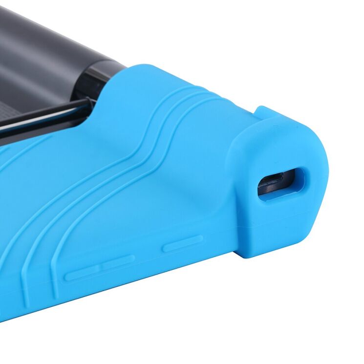 Захисний чохол Deexe Silicone Kickstand для Lenovo Yoga Tab 11 - Sky Blue: фото 5 з 8