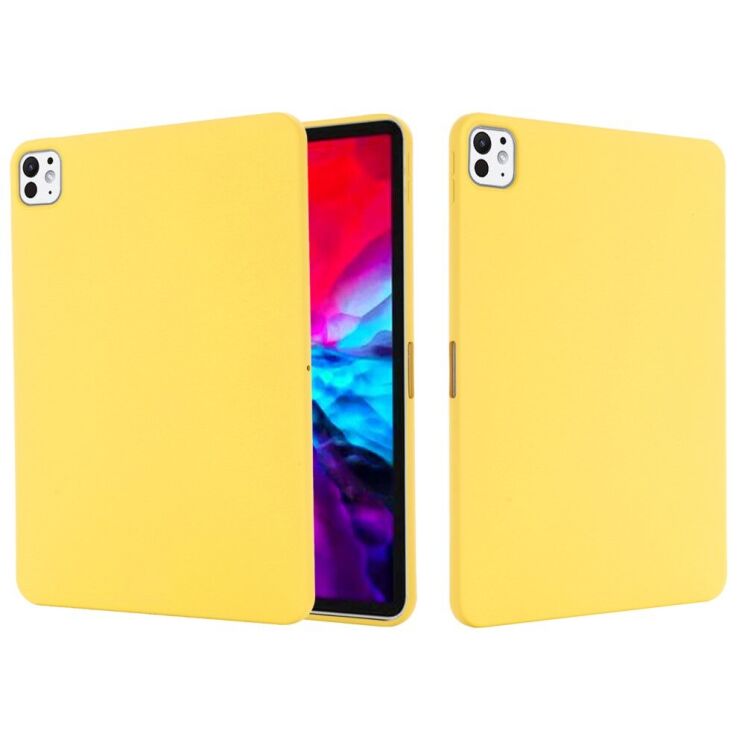 Защитный чехол Deexe Silicone Shell для Apple iPad Pro 11 (2024) - Yellow: фото 3 из 9