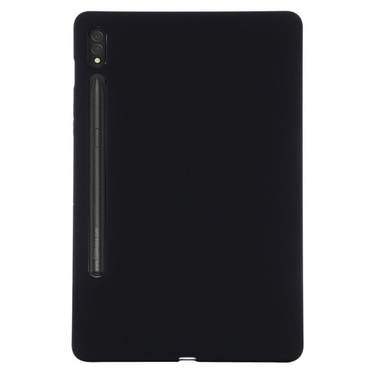Защитный чехол Deexe Silicone Shell для Samsung Galaxy Tab S8 Ultra (T900/906) - Black: фото 3 из 12