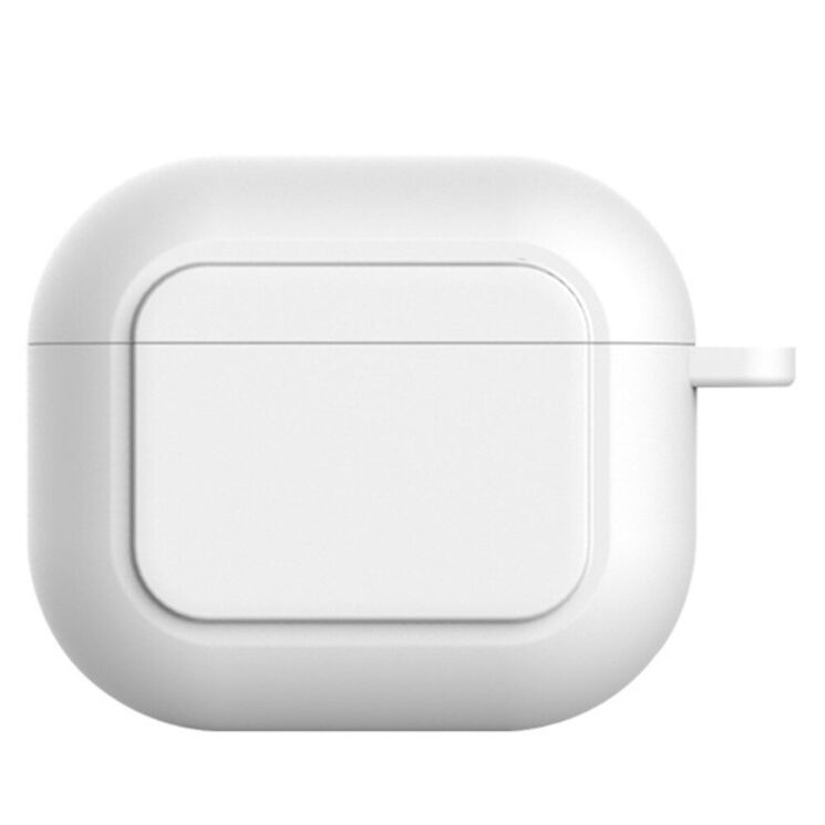 Защитный чехол Deexe Silicone Sleeve для Apple AirPods 3 - White: фото 2 из 9