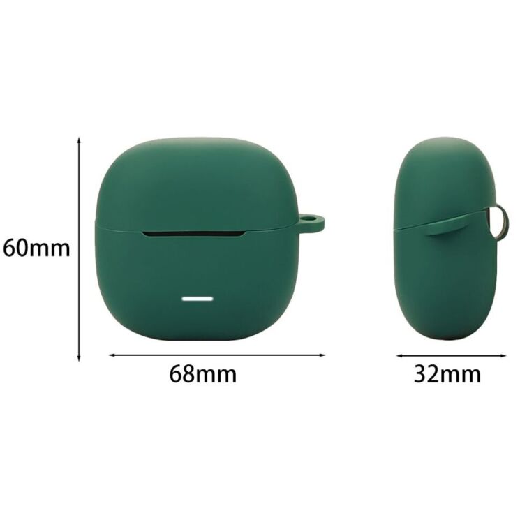 Захисний чохол Deexe Silicone Sleeve для Xiaomi Redmi Buds 6 Lite - Red: фото 10 з 10