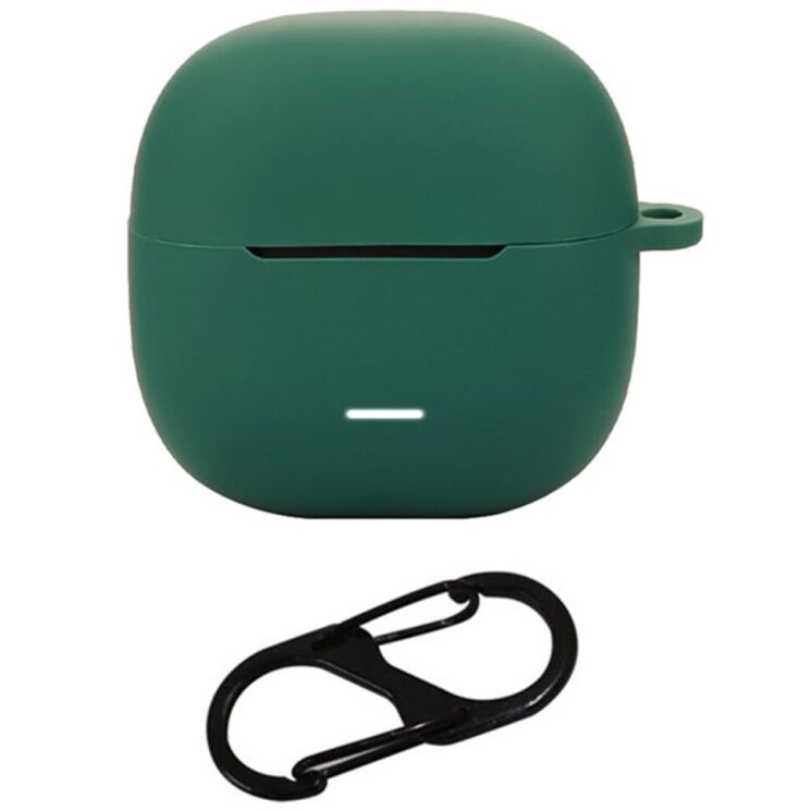 Защитный чехол Deexe Silicone Sleeve для Xiaomi Redmi Buds 6 Lite - Blackish Green: фото 1 из 10