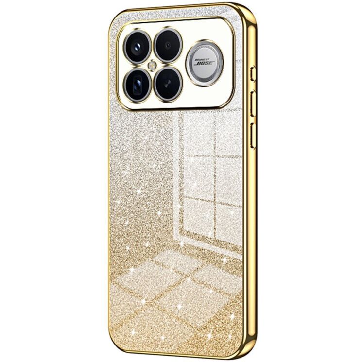 Защитный чехол Deexe Sparkles Cover для Xiaomi Poco F8 Ultra - Gold: фото 1 из 7