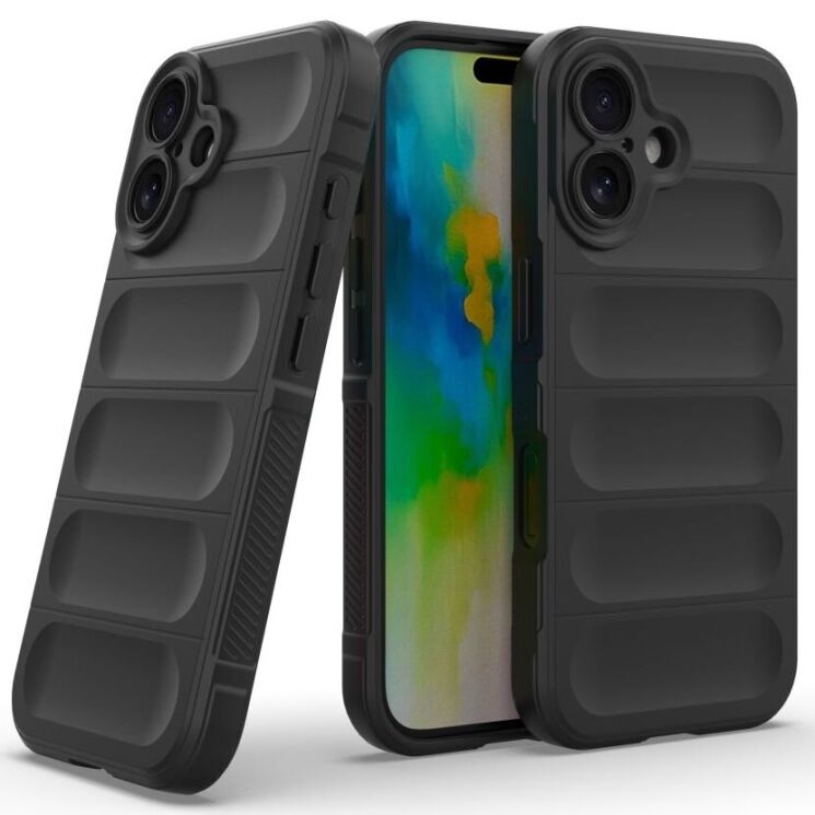 Защитный чехол Deexe Terra Case для Apple iPhone 16 - Black: фото 2 из 7