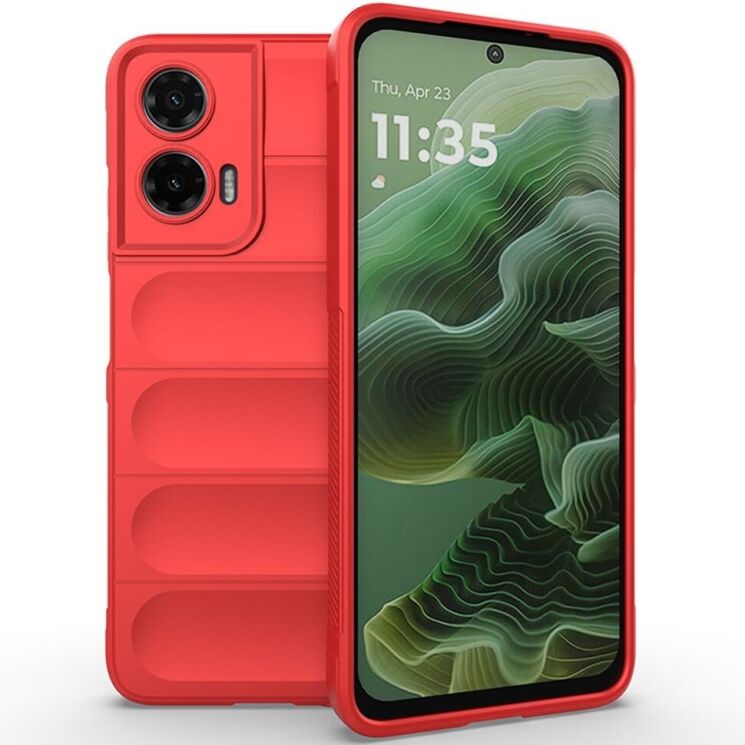 Защитный чехол Deexe Terra Case для Motorola Moto G35 - Red: фото 1 из 6
