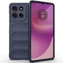 Защитный чехол Deexe Terra Case для Motorola Moto G86 - Dark Blue: фото 1 из 6