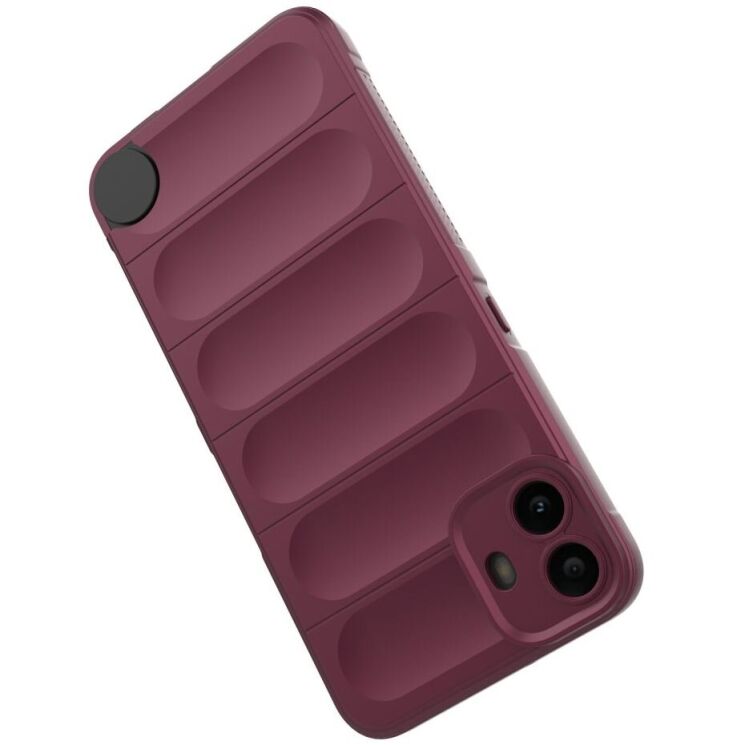 Защитный чехол Deexe Terra Case для Nothing CMF Phone 1 - Wine Red: фото 3 из 7