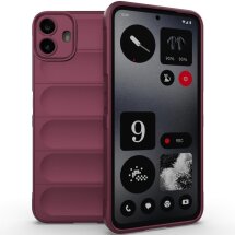 Защитный чехол Deexe Terra Case для Nothing CMF Phone 1 - Wine Red: фото 1 из 7