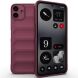 Защитный чехол Deexe Terra Case для Nothing CMF Phone 1 - Wine Red (370911WR). Фото 1 из 7