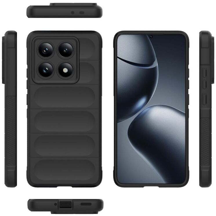 Защитный чехол Deexe Terra Case для Xiaomi Redmi Note 14 Pro 5G - Black: фото 5 из 9
