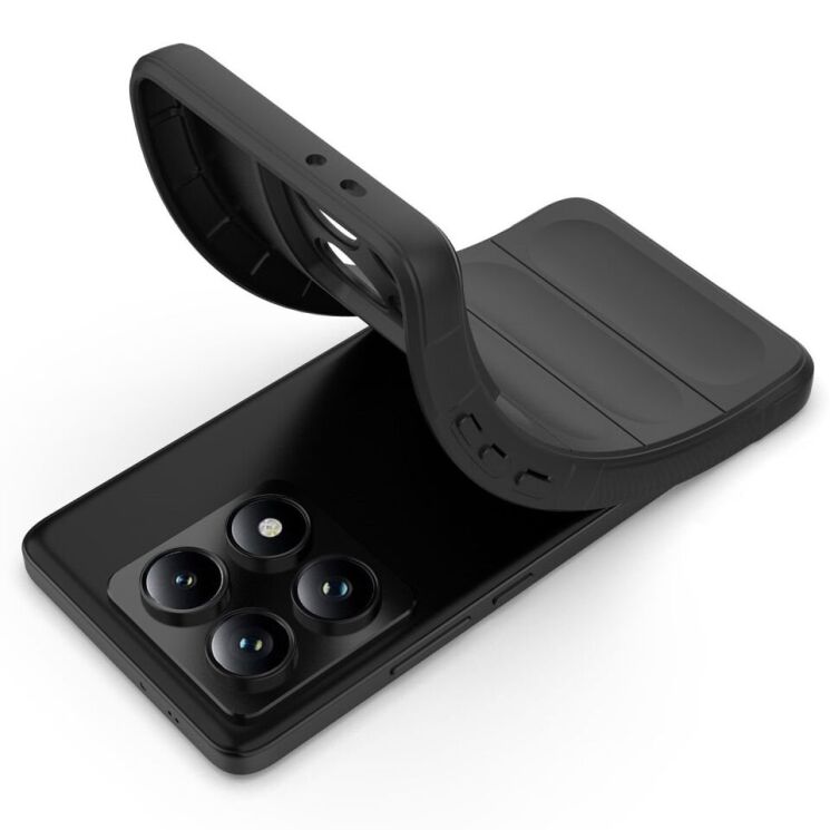 Защитный чехол Deexe Terra Case для Xiaomi Redmi Note 14 Pro 5G - Black: фото 2 из 9
