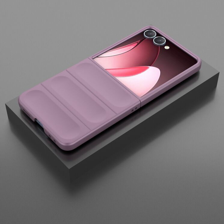 Защитный чехол Deexe Terra Case (FF) для Samsung Galaxy Flip 7 - Light Purple: фото 5 из 7