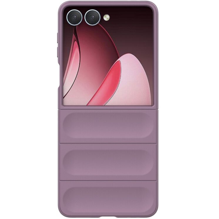 Защитный чехол Deexe Terra Case (FF) для Samsung Galaxy Flip 7 - Light Purple: фото 3 из 7