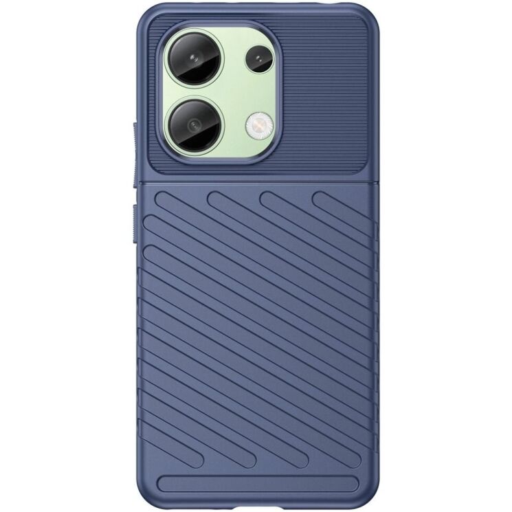 Защитный чехол Deexe Thunder Series для Xiaomi Redmi Note 13 - Blue: фото 2 из 8