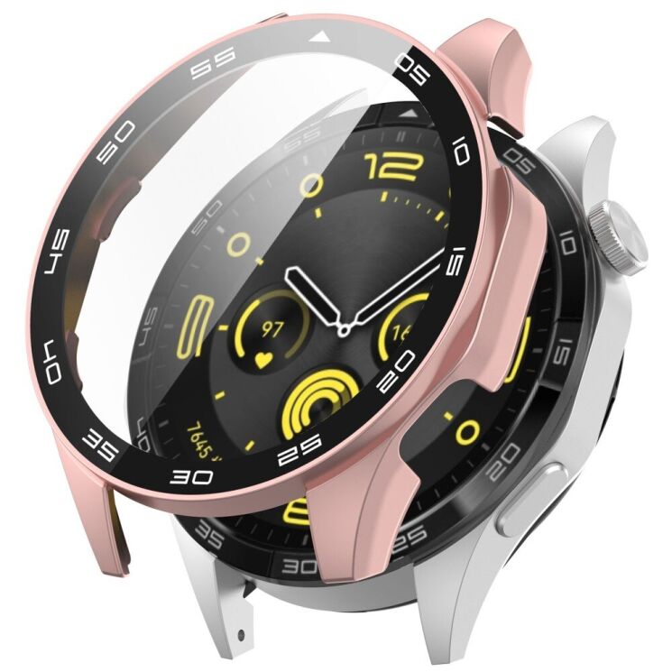 Защитный чехол Deexe Watch Case для Huawei Watch GT 4 (46mm) - Rose Gold: фото 1 из 8