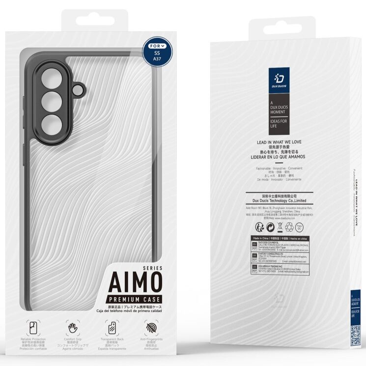 Защитный чехол DUX DUCIS Aimo Series для Samsung Galaxy A37 (A376) - Black (406004B) Защитный чехол DUX DUCIS Aimo Series для Samsung Galaxy A37 (A376) - Black: фото 8 из 9