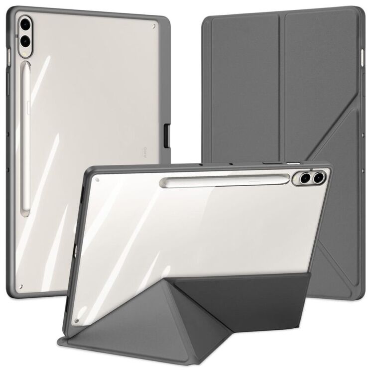 Защитный чехол DUX DUCIS Magi Series для Samsung Galaxy Tab S9 Plus / S9 FE Plus (X810/816/610/616) - Grey: фото 2 из 12