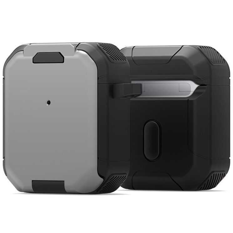 Защитный чехол DUX DUCIS PECF Series для Apple AirPods 1 / 2 - Grey: фото 2 из 10