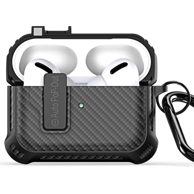 Захисний чохол DUX DUCIS PECI Series для Apple AirPods Pro 2 - Black: фото 1 з 19