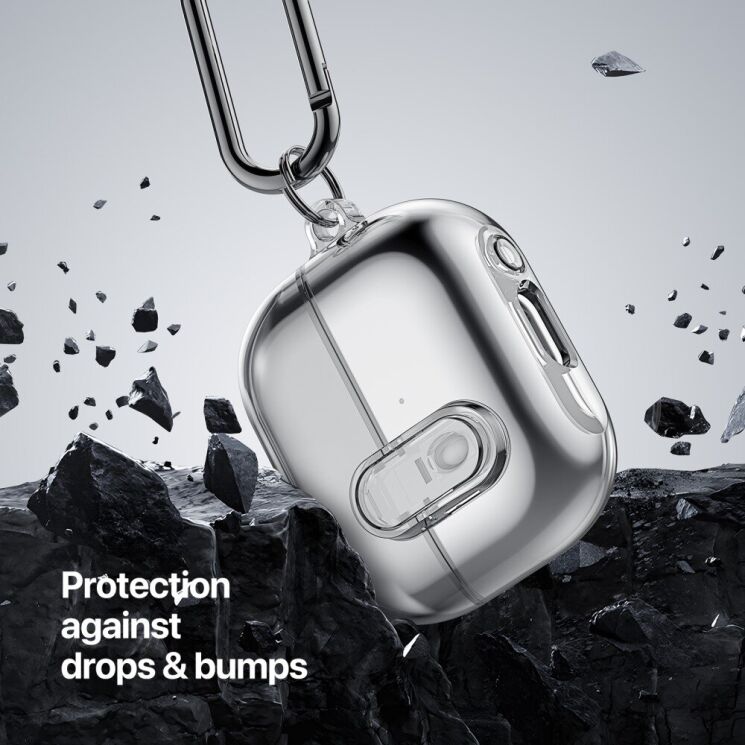 Защитный чехол Dux Ducis Seci Series для Samsung Galaxy Buds 3 / Buds 3 Pro - Grey: фото 5 из 11